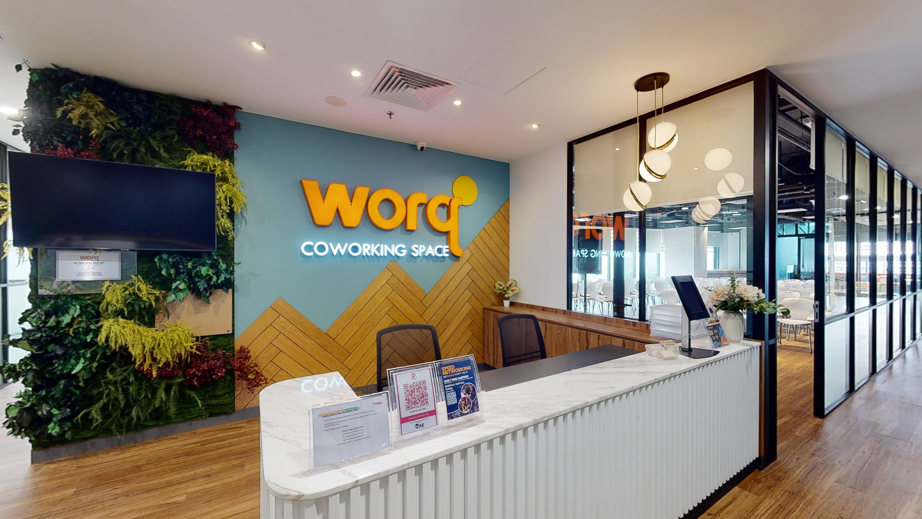 WORQ KL Sentral coworking visual used for workspace review